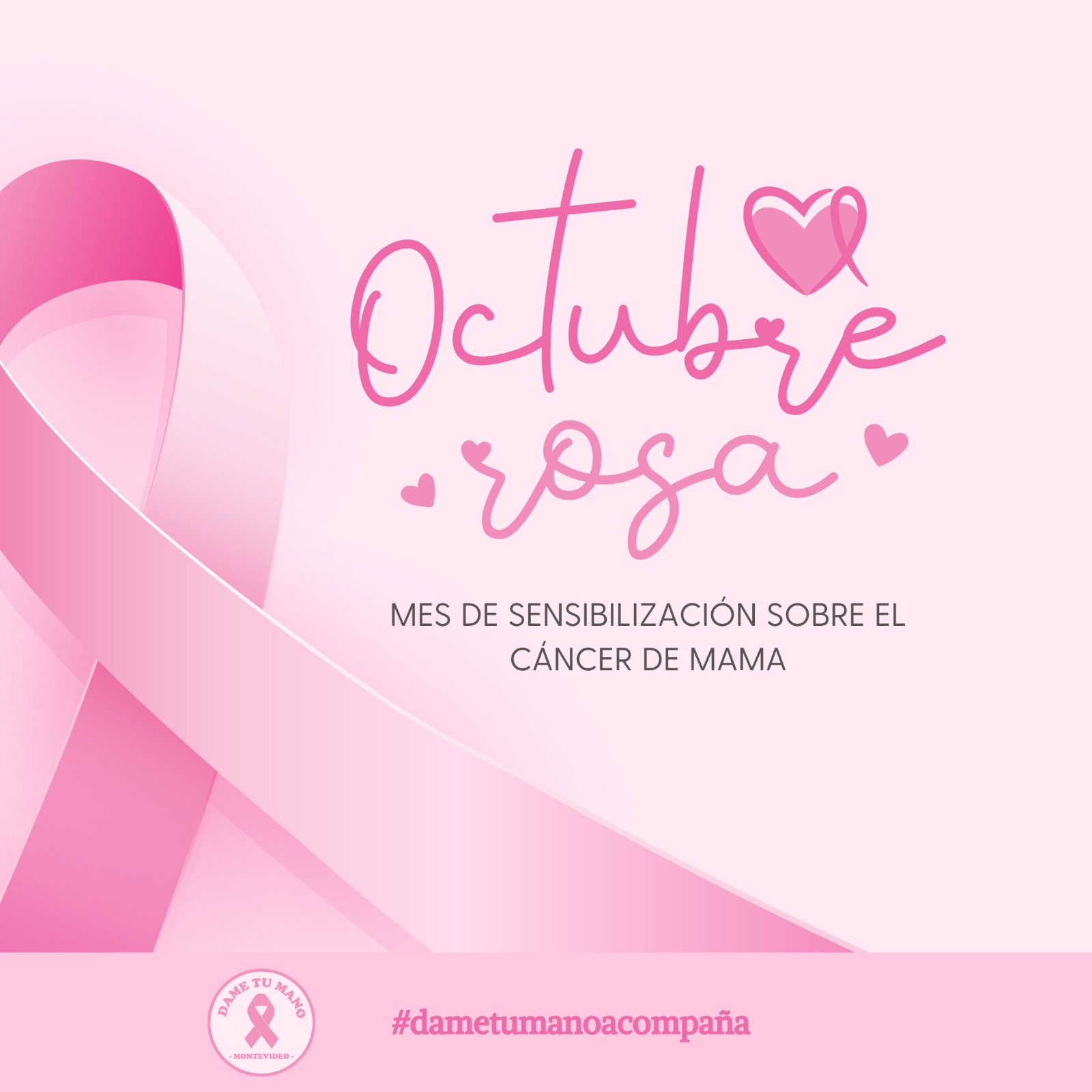 Octubre Rosa, mes de sensibilización del cáncer de mama